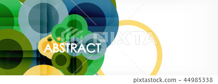 Circle composition abstract background Circle composition abstract background 44985338