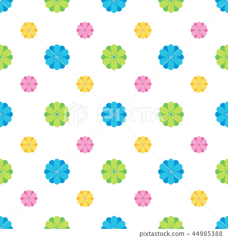 Colorful flowers seamless pattern background Colorful flowers seamless pattern background 44985388