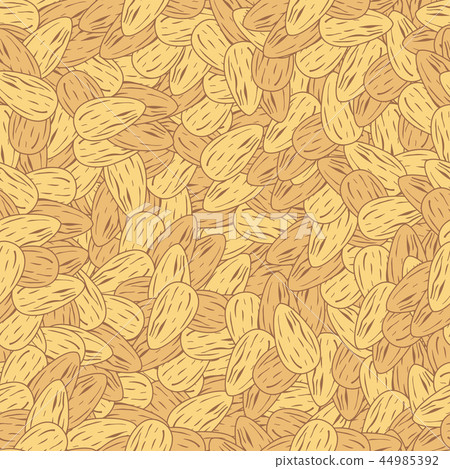 Almond nut seamless pattern background Almond nut seamless pattern background 44985392