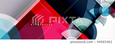 Abstract background bright circles geometric design Abstract background bright circles geometric design 44985462