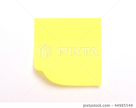 Yellow sticky note Yellow sticky note 44985549