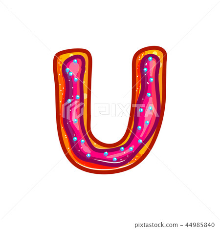 glazed cookie alphabet 44985840