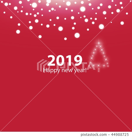Christmas tree from light vector background. Greeting card or invitation. Merry Christmas and New Christmas tree from light vector background. Greeting card or invitation. Merry Christmas and New 44988725