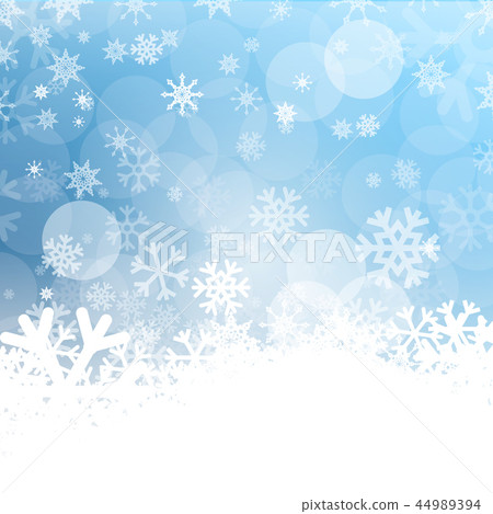 Vector Cold Background. Frozen Winter Design-插圖素材 [44989394] - PIXTA圖庫