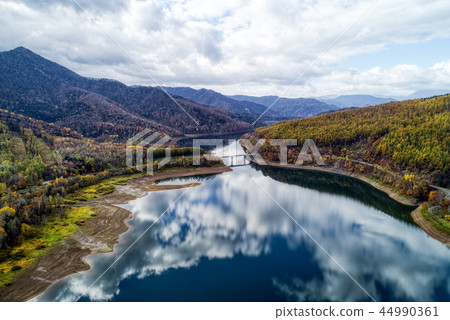 Aerial view of Lake Kanayama Aerial view of Lake Kanayama 44990361