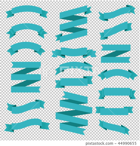 Big Set Ribbons Transparent Background 44990655