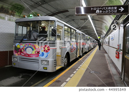 黑部大壩站去年退休的無軌電車包裹 44995849