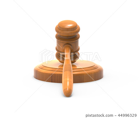 3d rendering wooden gavel model 3d rendering wooden gavel model 44996329