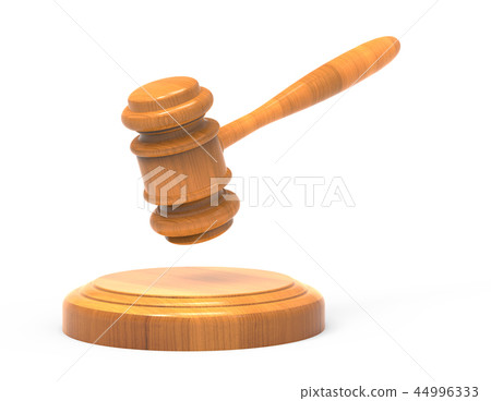 3d rendering wooden gavel model 3d rendering wooden gavel model 44996333