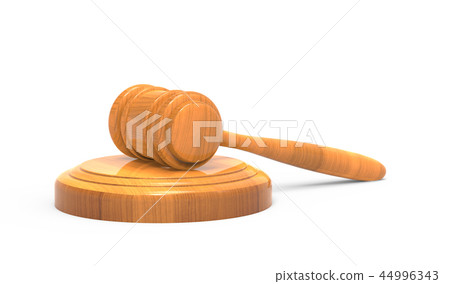 3d rendering wooden gavel model 3d rendering wooden gavel model 44996343