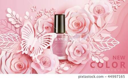 Pink nail lacquer ads Pink nail lacquer ads 44997165