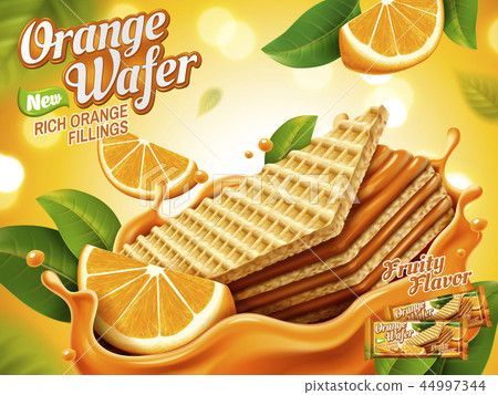 Orange wafer ads 44997344