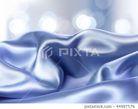 Luxury blue satin background 44997576