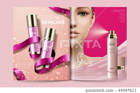 Cosmetic magazine template Cosmetic magazine template 44997621