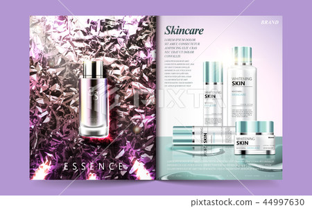 Cosmetic magazine template Cosmetic magazine template 44997630