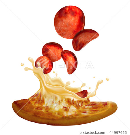 Savoury pepperoni pizza Savoury pepperoni pizza 44997633