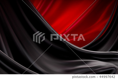 Luxury black and red satin Luxury black and red satin 44997642