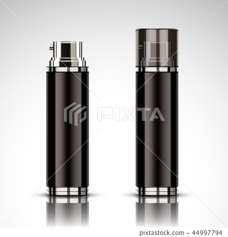 Download Black Spray Bottle Mockup Stock Illustration 44997794 Pixta PSD Mockup Templates