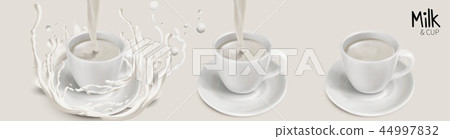Milk and cup elements 44997832