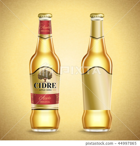 Apple cider package design 44997865