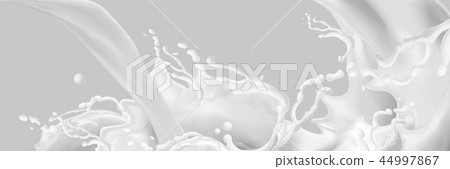 Milk splashing effect Milk splashing effect 44997867