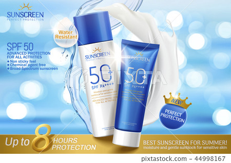 Sunscreen spray and cream set Sunscreen spray and cream set 44998167