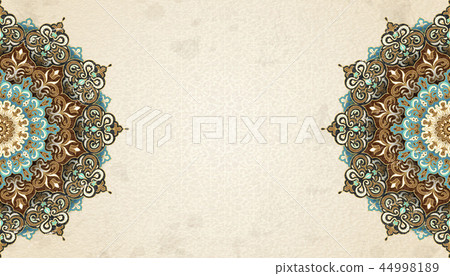 Exquisite Arabesque Background Stock Illustration