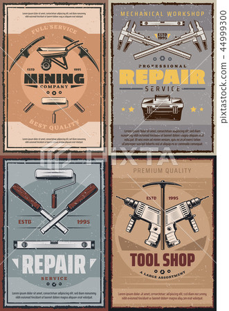 Work tools of construction, house repair or mining 44999300