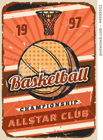 Basketball sport game ball, basket and hoop 44999302