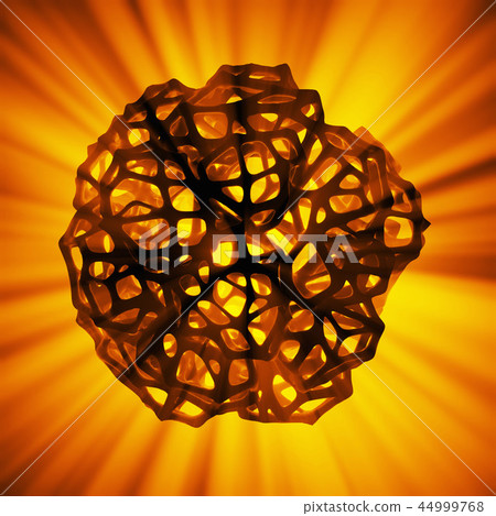 Abstract 3d rendering concept of high poly... - Stock Illustration ...