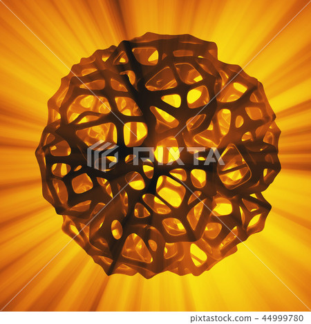 Abstract 3d rendering concept of high poly... - Stock Illustration ...