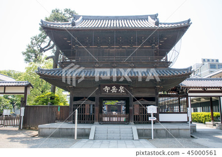 Tokyo Minato Ward Takanawa Senkuji Temple Sanmon Tokyo Minato Ward Takanawa Senkuji Temple Sanmon 45000561