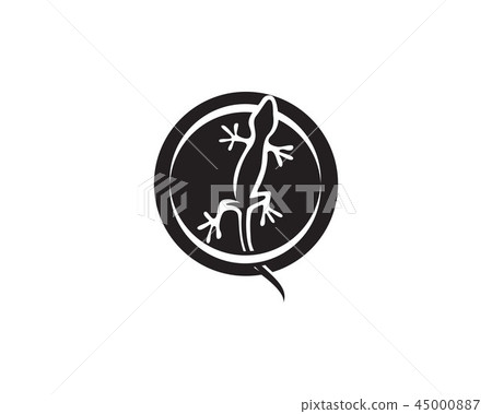 Lizard Chameleon Gecko Silhouette 45000887