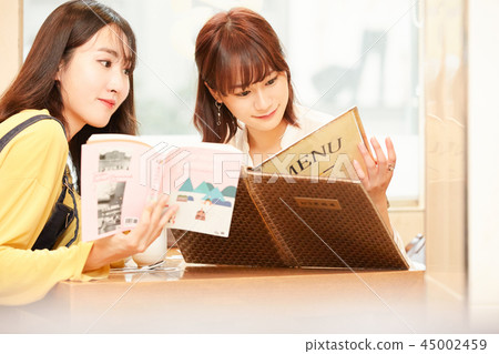 Korean girl travel Korean food Korean girl travel Korean food 45002459
