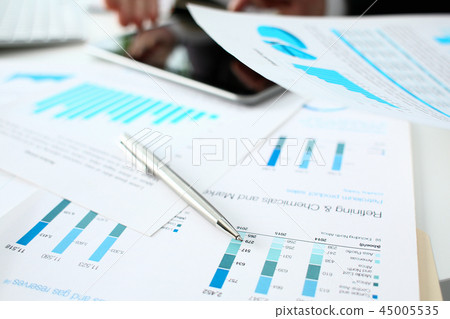 Financial statistics documents ball pen 45005535