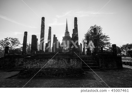Sukhothai Historical Park in thailand 45007461