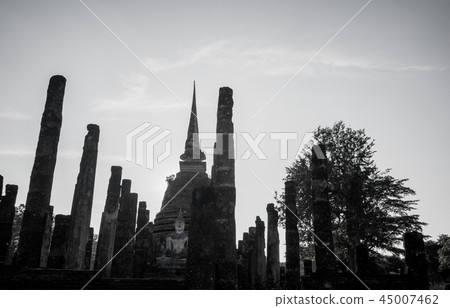 Sukhothai Historical Park in thailand 45007462