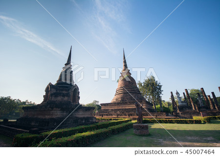 Sukhothai Historical Park in thailand 45007464