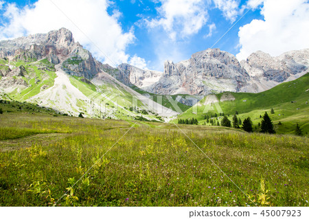 Fuciade valley in the Italian Dolomites 45007923