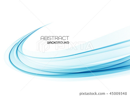 Abstract colorful vector background, color wave for design brochure, website, flyer. 45009348