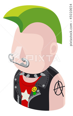 Punk Man Avatar People Icon 45010654