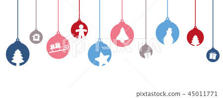 christmas tree balls decoration with motives christmas tree balls decoration with motives 45011771