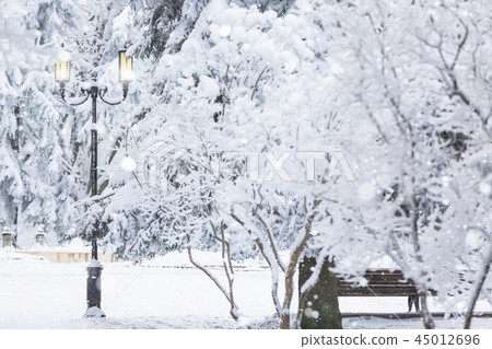 Vintage winter lantern  45012696