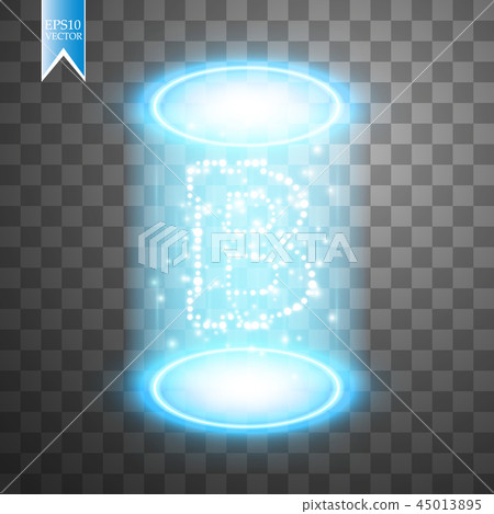 Bitcoin mining, conceptual illustration. - Stock Illustration [45013895 ...