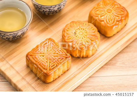 Delicious moon cake for Mid Autumn Festival 45015157