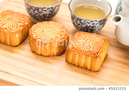Delicious moon cake for Mid Autumn Festival 45015233