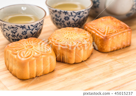 Delicious moon cake for Mid Autumn Festival Delicious moon cake for Mid Autumn Festival 45015237