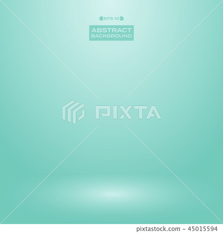 Gradient of blur turquoise green mint color studio Gradient of blur turquoise green mint color studio 45015594