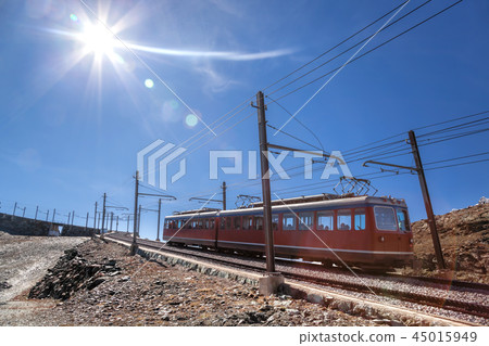 Gornergrat train in Swiss Alps,Zermatt,Switzerland 45015949
