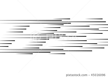 Isolated speed lines. - Stock Illustration [45016096] - PIXTA